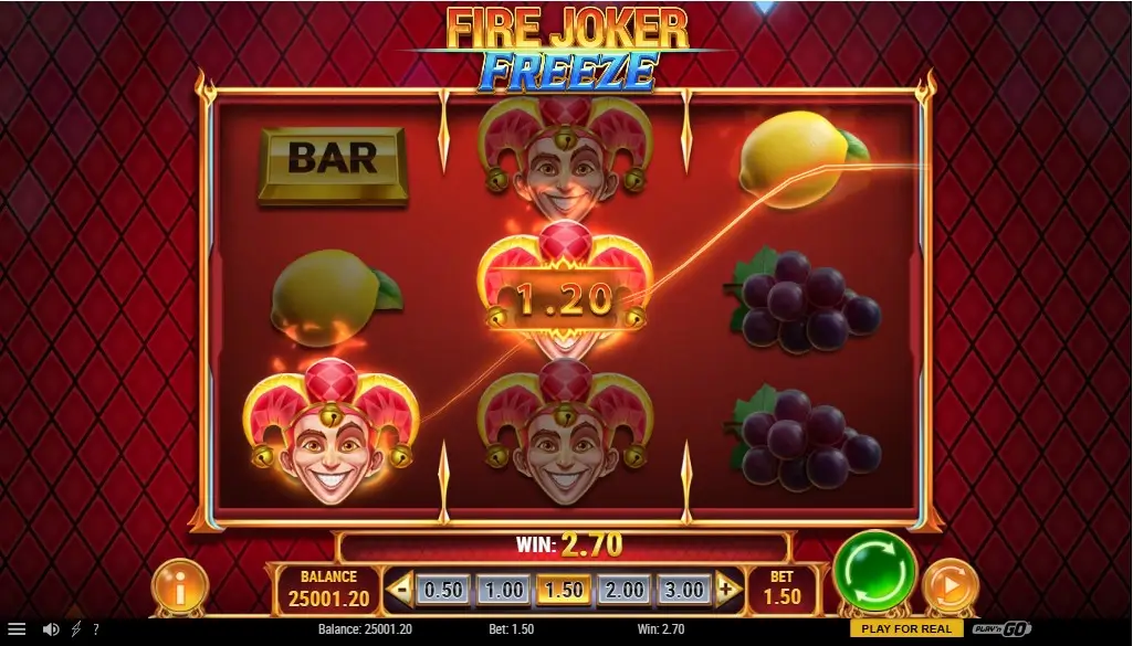 Spin Button drücken